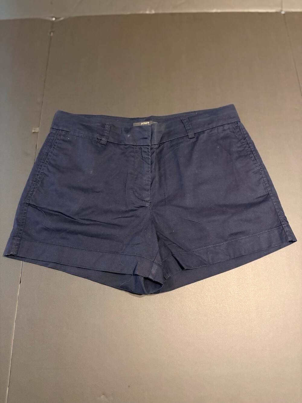 J.Crew Women's Navy Blue Cotton Chino Shorts #1650 - Picture 6 of 6